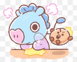 Bts Png And Vectors For Free Download - Universtar Bt21 Everyday Moments Bye Emoji