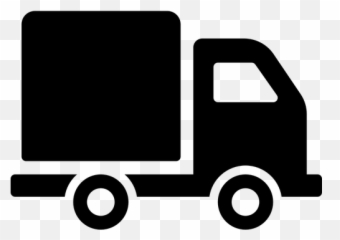 Truck Vector Silhouette - Delivery Truck Icon Png Emoji,Firetruck Emoji