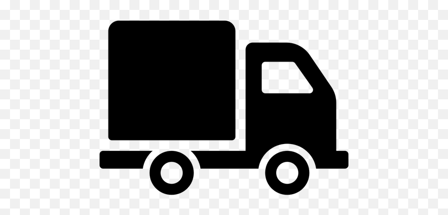 Truck Vector Silhouette - Delivery Truck Icon Png Emoji,Firetruck Emoji