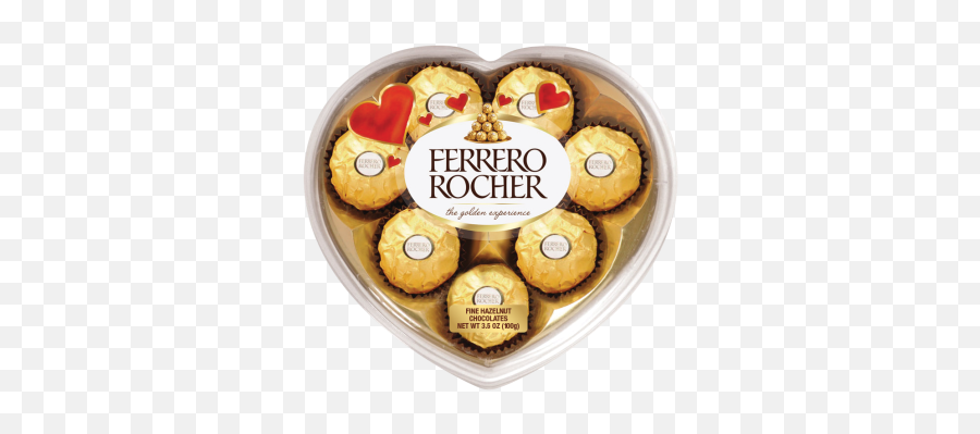 Candy Sweets And Treats - Ferrero Rocher Heart Emoji,Emoji Cupcake Ideas
