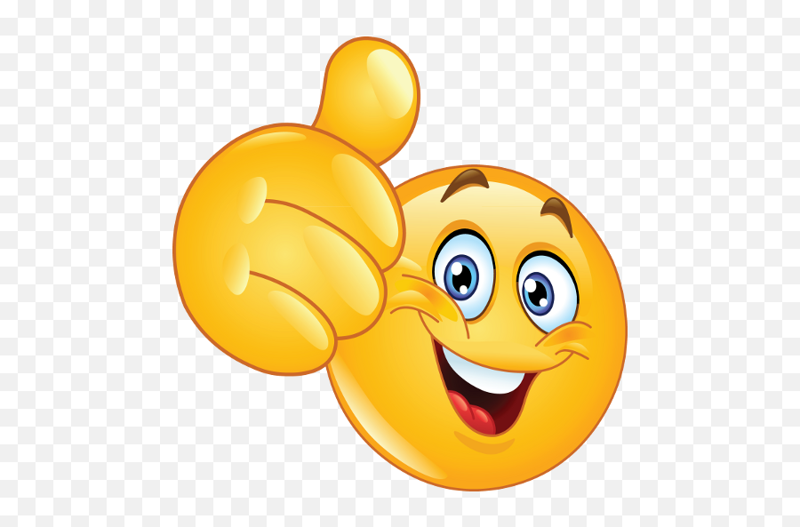 Emoji World Smileys Emoji - Smiley Face Thumbs Up,Emoji