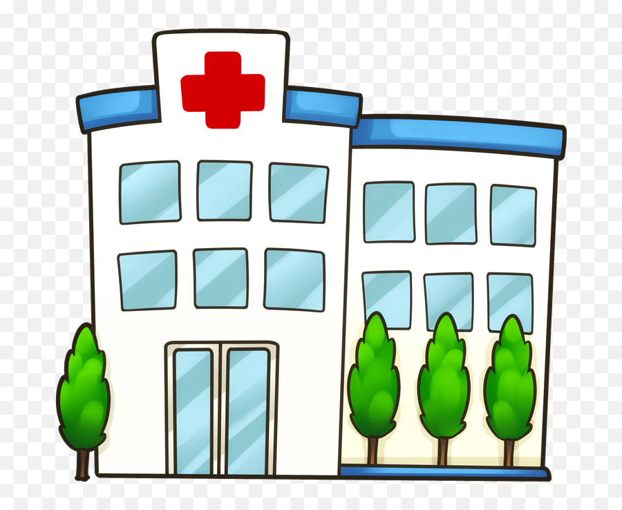 Hospital Clipart Hospital Clinic Hospital Hospital Clinic - Ospital Clipart Emoji,Hospital Emoji