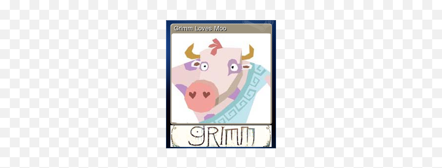 Buy Sell Steam Grimm Loves Moo Skins - Dairy Cow Emoji,Man Knife Pig Cow Emoji