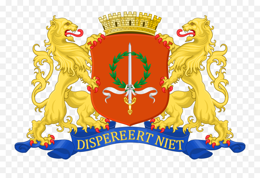 Batavia Dutch East Indies - Batavia Coat Of Arms Emoji,Night Clock Flag Tower Emoji
