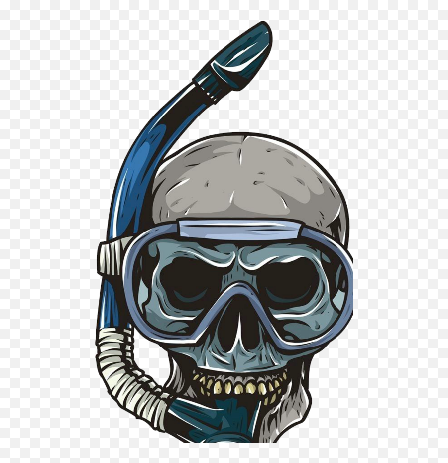 Mq Grey Skull Skulls Water - Scuba Diving Drawing Png Emoji,Skull Water Skull Emoji