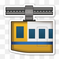Suspension Railway - Clip Art Emoji