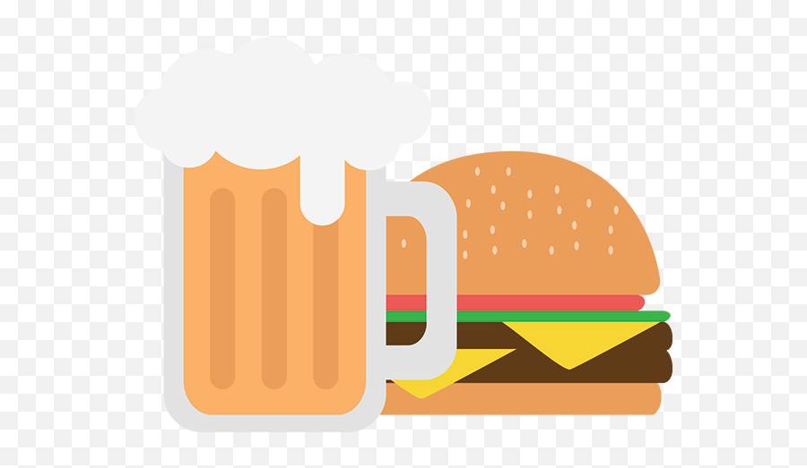 Burger And Beer Clipart - Burger And Beer Cartoon Emoji,Google Cheeseburger Emoji