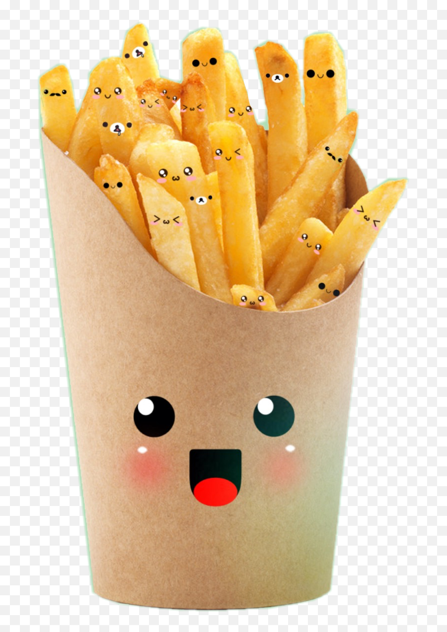 Pommes Chips Emoji Cute Süß Yummy - Chips Fries Png,Emoji Chips
