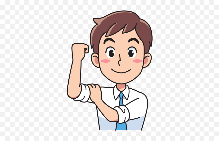 Strong Man Vector Image - Man Clipart Emoji,Strong Arm Emoticon