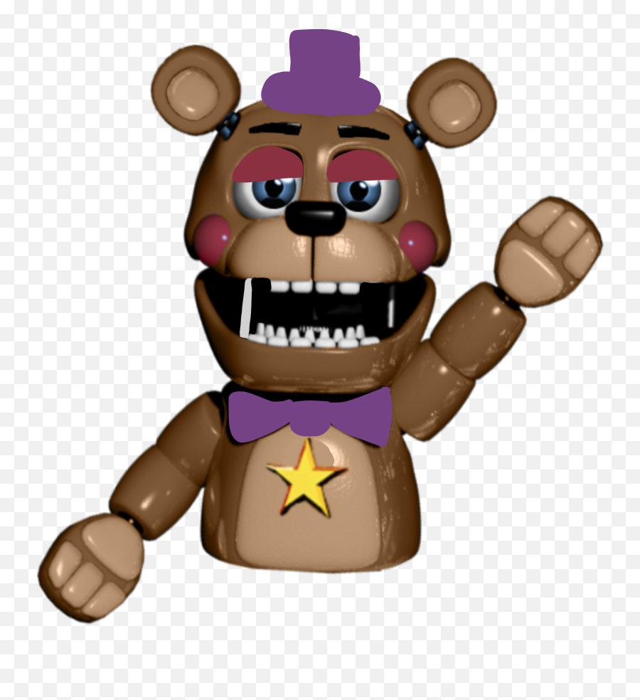 Rockstar Freddy Hand Puppet - Bonbon Five Nights At Emoji,Rockstar Hand Emoji