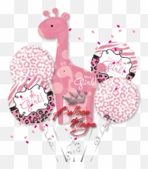 Its A Girl Giraffe Bouquet - Its A Girl Giraffe Emoji,Giraffe Emoji