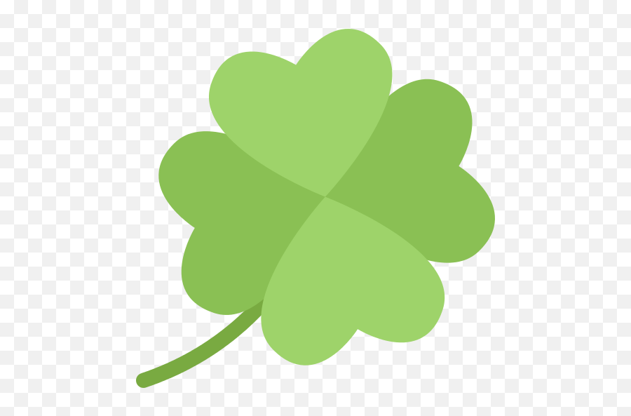 Four Leaf Clover Icon At Getdrawings - Clover Vector Emoji,Shamrock Emoji