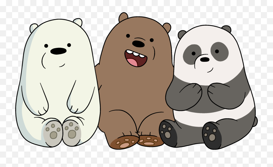 We Bare Bears Close Intl - We Bare Bears Emoji,Bear Emoticon