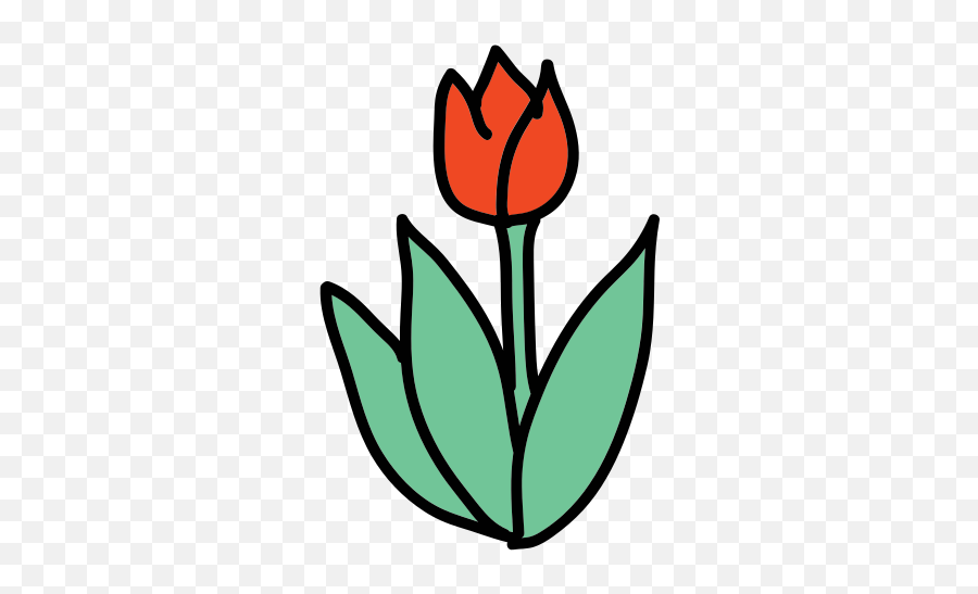 Tulip Icon - Clip Art Emoji,Tulip Emoji