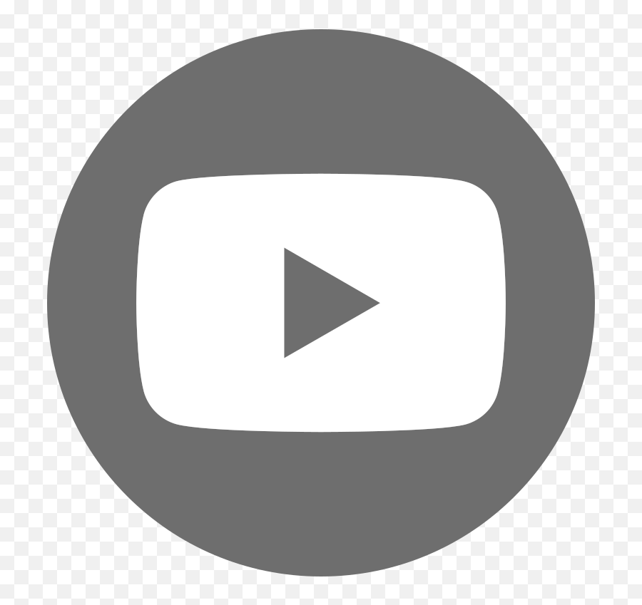 Youtube Social Dark Circle - Black And White Email Clipart Black Youtube Logo Png Emoji,Youtube Logo Emoji
