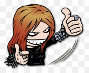 Headbangers 3 Stickers Para WhatsApp - Cartoon Emoji