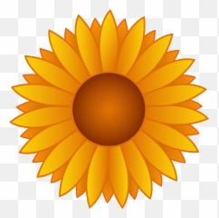 Free Cartoon Sunflower Pictures - Cute Sunflower Clipart Emoji,Sun Flower Emoji