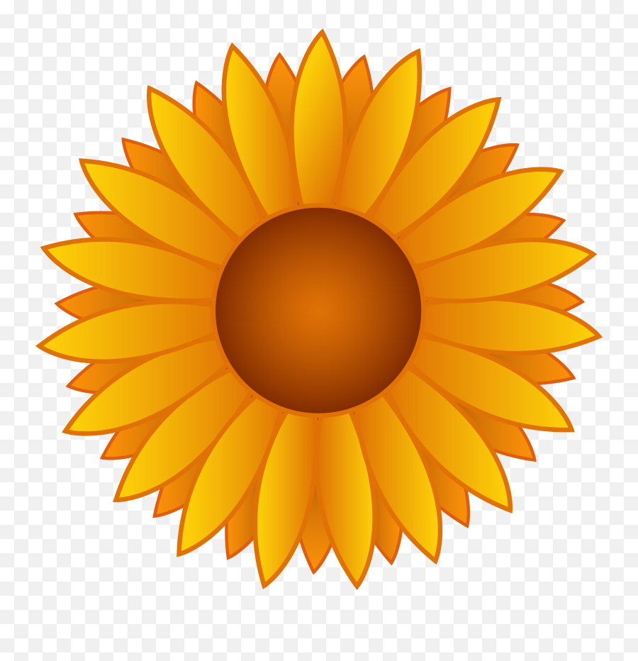 Free Cartoon Sunflower Pictures - Cute Sunflower Clipart Emoji,Sun Flower Emoji