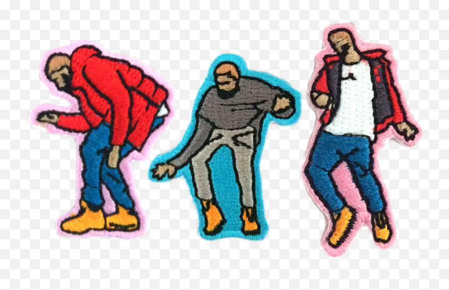 Dancing Drake Patches 3 - Drawing Of Hotline Bling Emoji,How To Get The Drake Emoji