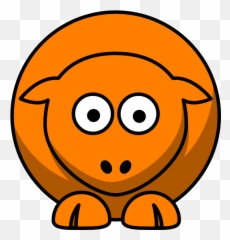 Clipart Sheep Orange Transparent - College Football Emoji