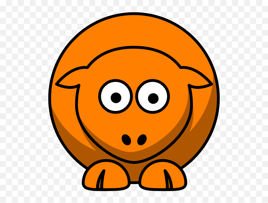 Clipart Sheep Orange Transparent - College Football Emoji,Ewe Emoticon