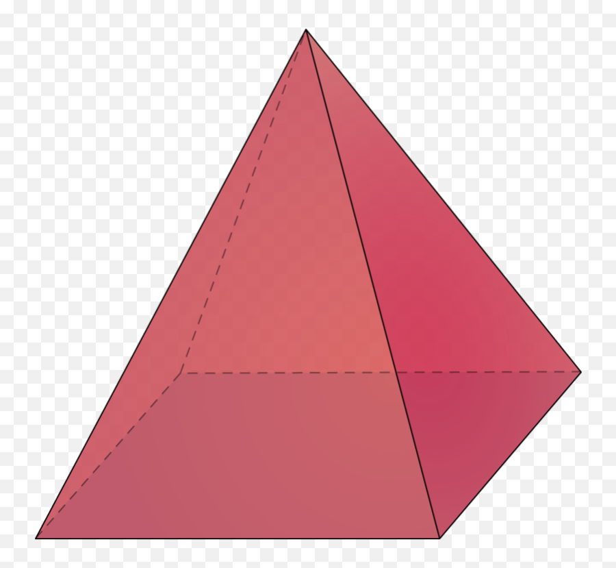 Pyramid Clipart Square Based Pyramid - Dot Emoji,Pyramid Emoji