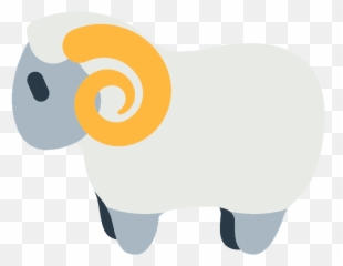 Ram Emoji Clipart - Emoji Ram On Facebook,Ewe Emoji
