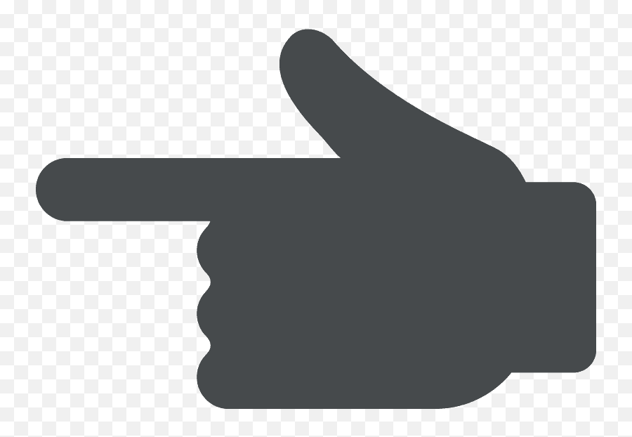 Backhand Index Pointing Left Emoji - Sign Language,Pointing Left Emoji