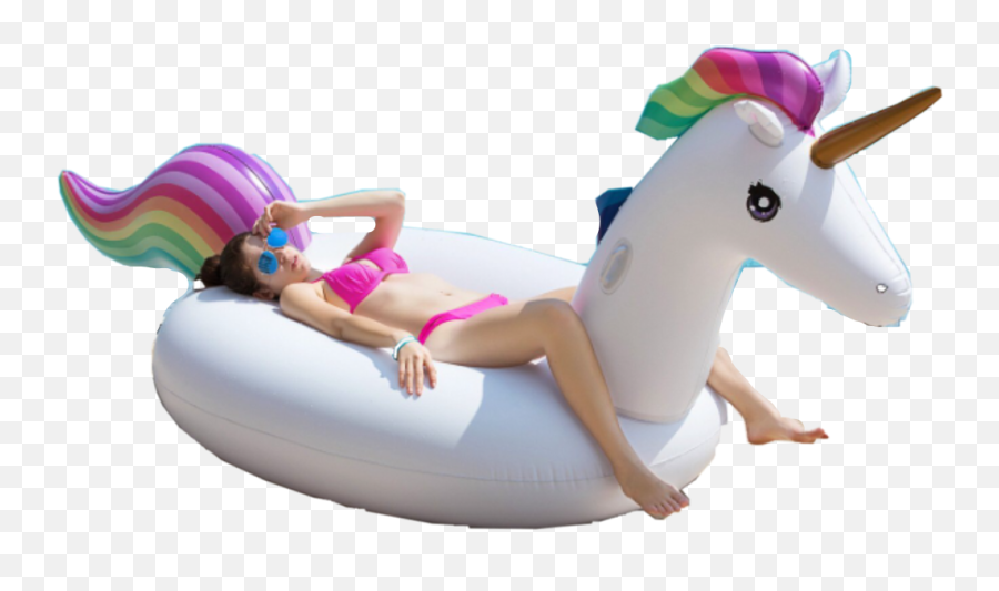 Floatie Unicorn Person Challenge - Unicorn Emoji,Emoji Floaties