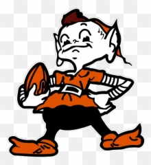 A Little History Of Brownie The Elf - Old Cleveland Browns Logo Emoji,Nfl Emoji Keyboard