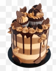 Triple Decker 3 Layered Cakes In London - Birthday Cake With Chocolate Emoji,Emoji Cupcake Ideas