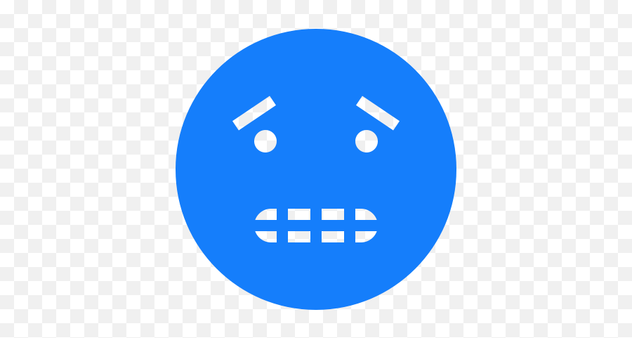 Worried Face Teeth Icon - Smiley Emoji,Raindrops Emoji