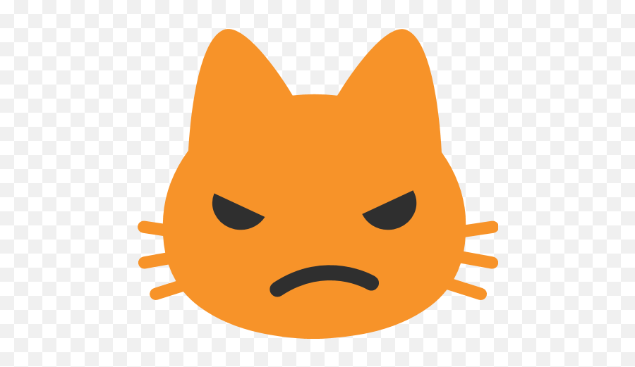 Pouting Face Emoji For Facebook Email Sms - Cat Emoji Png,Pout Emoji