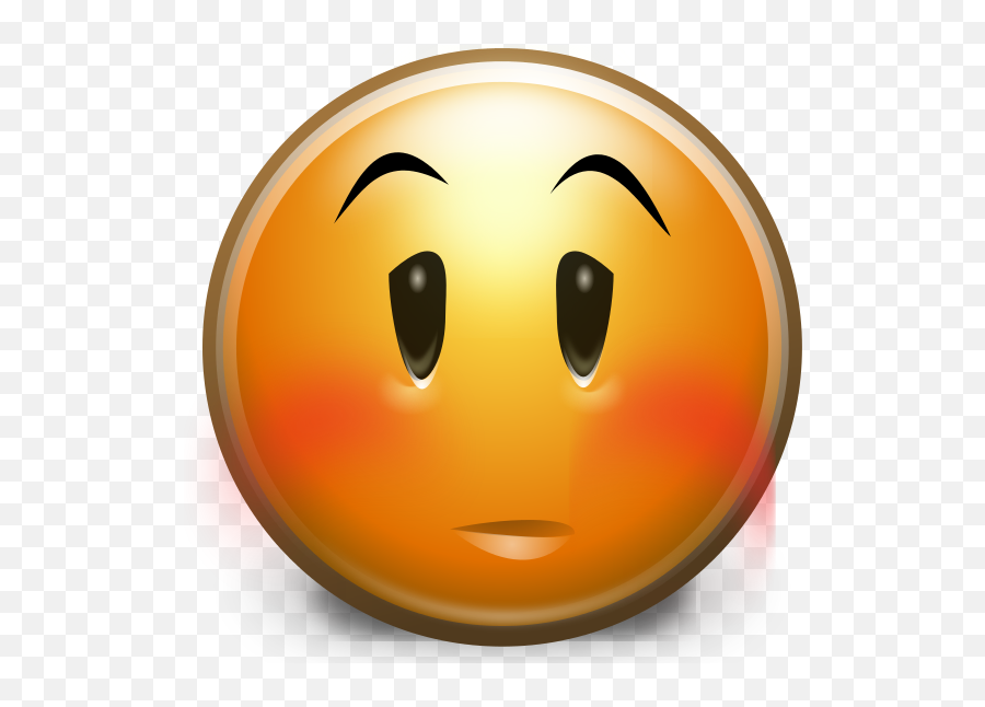 Gnome3 - Embarrassed Emoji Png,Smiley Face Emojis