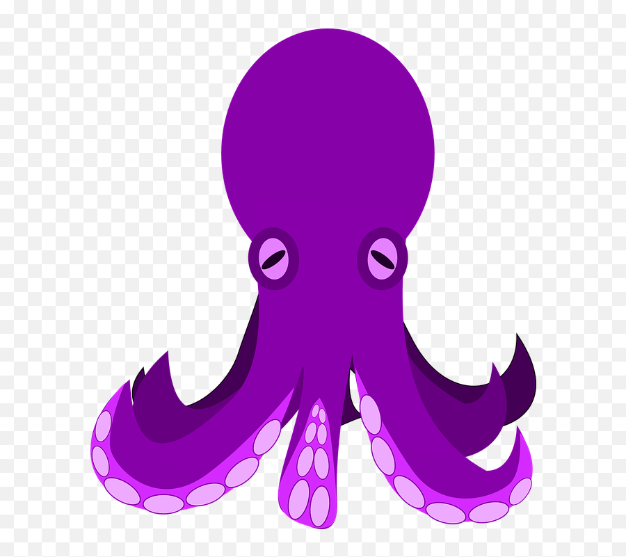 Free Octopus Squid Illustrations - Purple Octopus Clipart Emoji,Octopus Emoticon