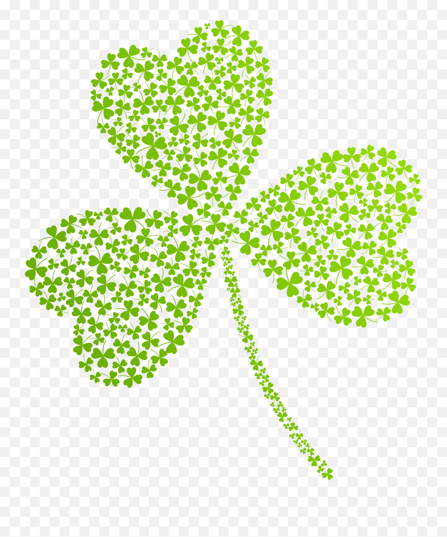 St Patricks Day Shamrock Transparent - Transparent Background St Patricks Day Clip Art Emoji,Shamrock Emoji For Facebook