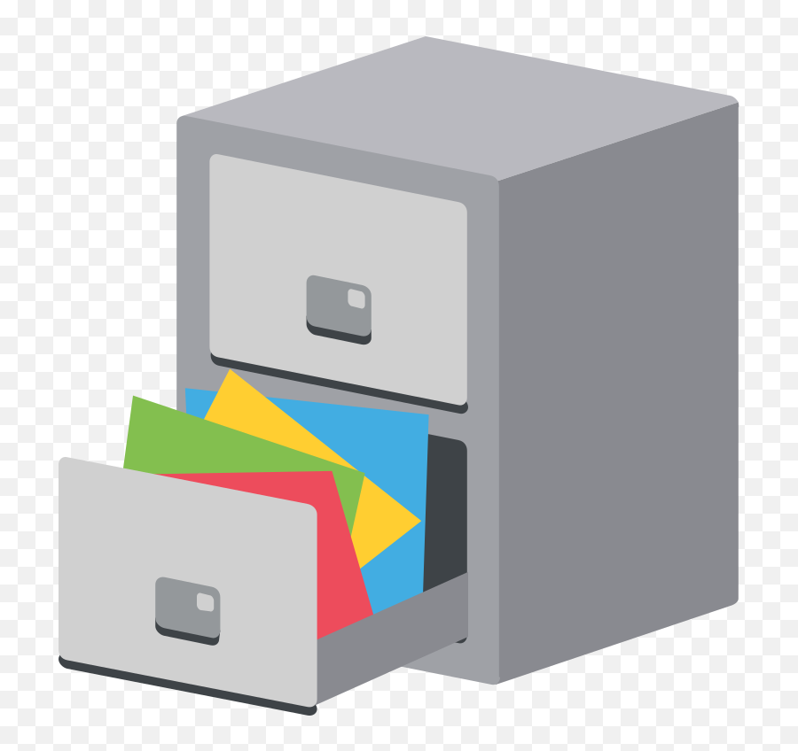Emojione 1f5c4 - Filing Cabinet Emoji,Lock Emoji