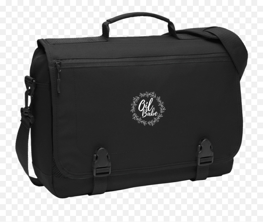 Embroidered Oil Babe Port Authority Messenger Briefcase - Laptop Bags Usaid Branding Emoji,Briefcase Emoji