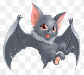 Download Bat Halloween Cartoon Transparent Hd Image Free Png - Bat Cartoon Clipart Emoji,Bat Emoticon
