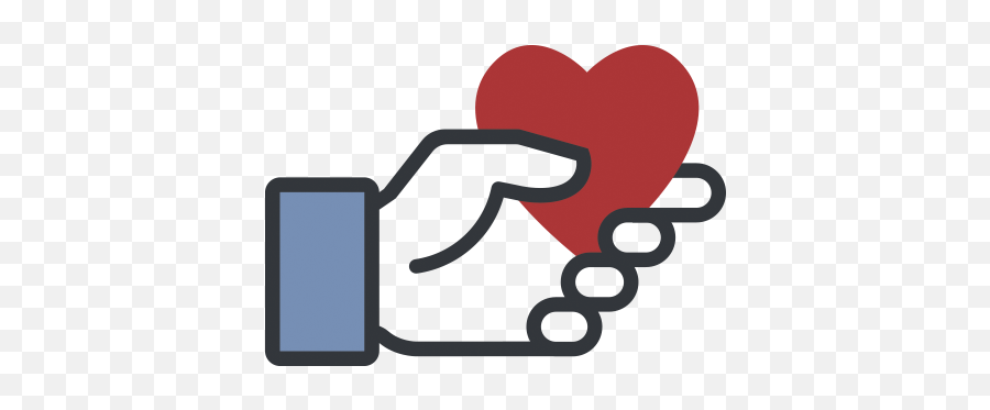 Download Facebook Hand Holding Heart Fnl Trimmed - Facebook Happy Valentines Message To Facebook Friends Emoji,Hand Holding Emoji