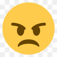 Twemoji12 1f620 - Angry Face Twitter Emoji,Memo Emoji
