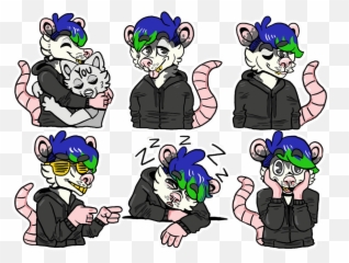 Icky Possum Telegram Stickers - Cartoon Emoji,Possum Emoji