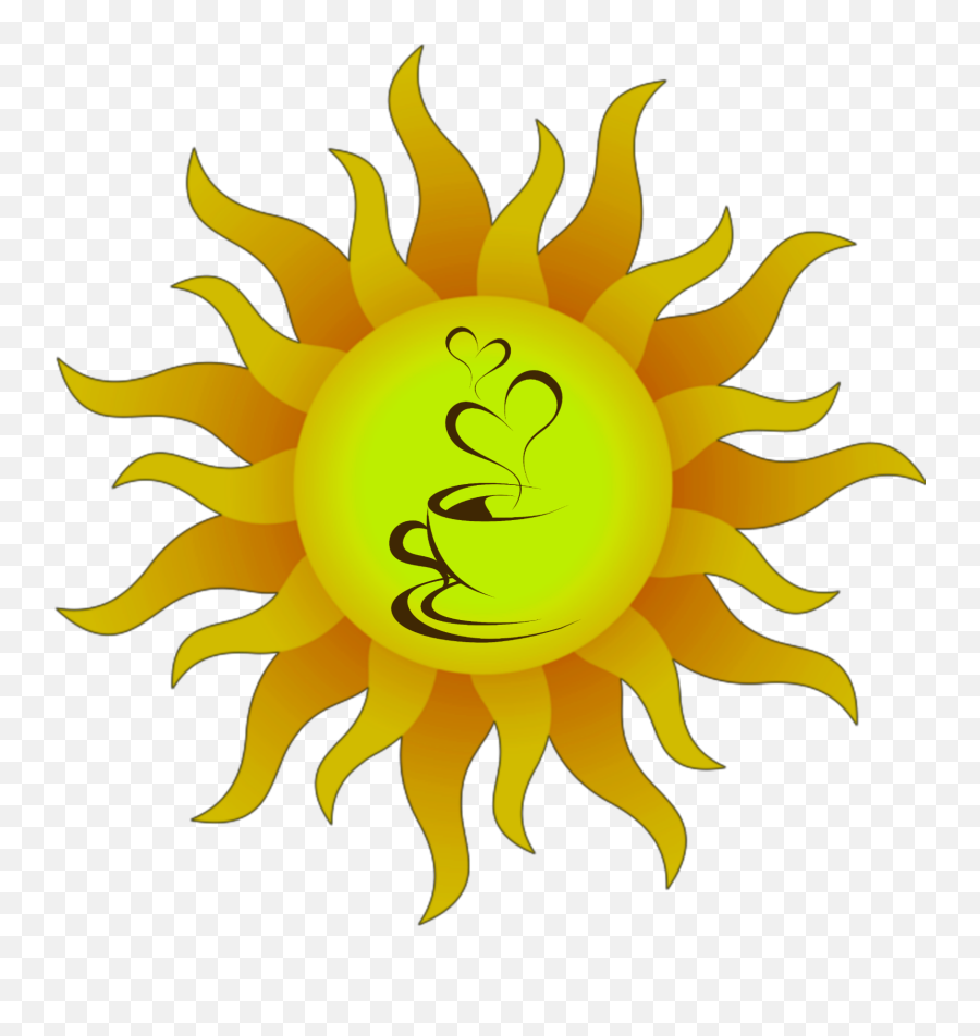 Sun Coffee Wakeup Sticker By Olivia - Sun Cartoon Transparent Background Emoji,Wake Up Emoji