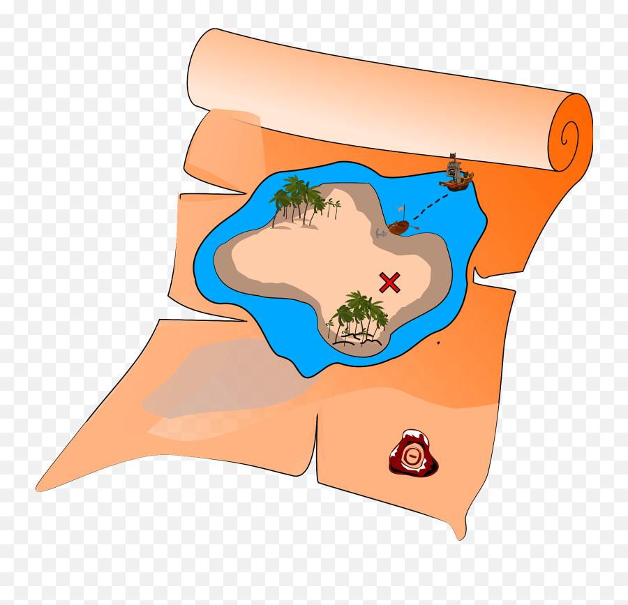 Treasure Map Clipart Free Download Transparent Png Creazilla - Treasure Map Creazilla Emoji,Treasure Emoji