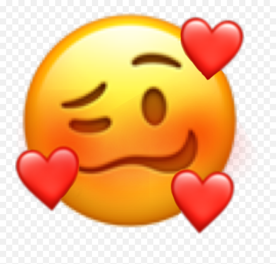 Blush Emoji Image By Sultan Alfarik - Heart Eyes Drooling Emoji,Smile Blush Emoji
