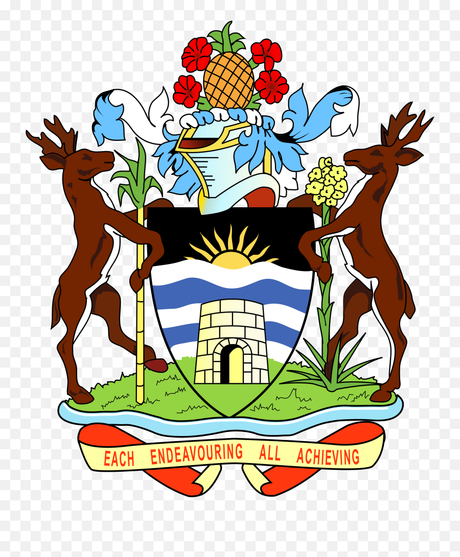 Antigua And Barbuda Flag Download - Barbuda Antigua Coat Of Arms Vector Emoji,Antigua Flag Emoji