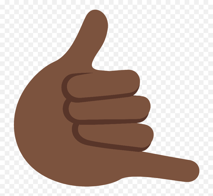 Call Me Hand Emoji Clipart Free Download Transparent Png - Sign Language,Signal Emoji