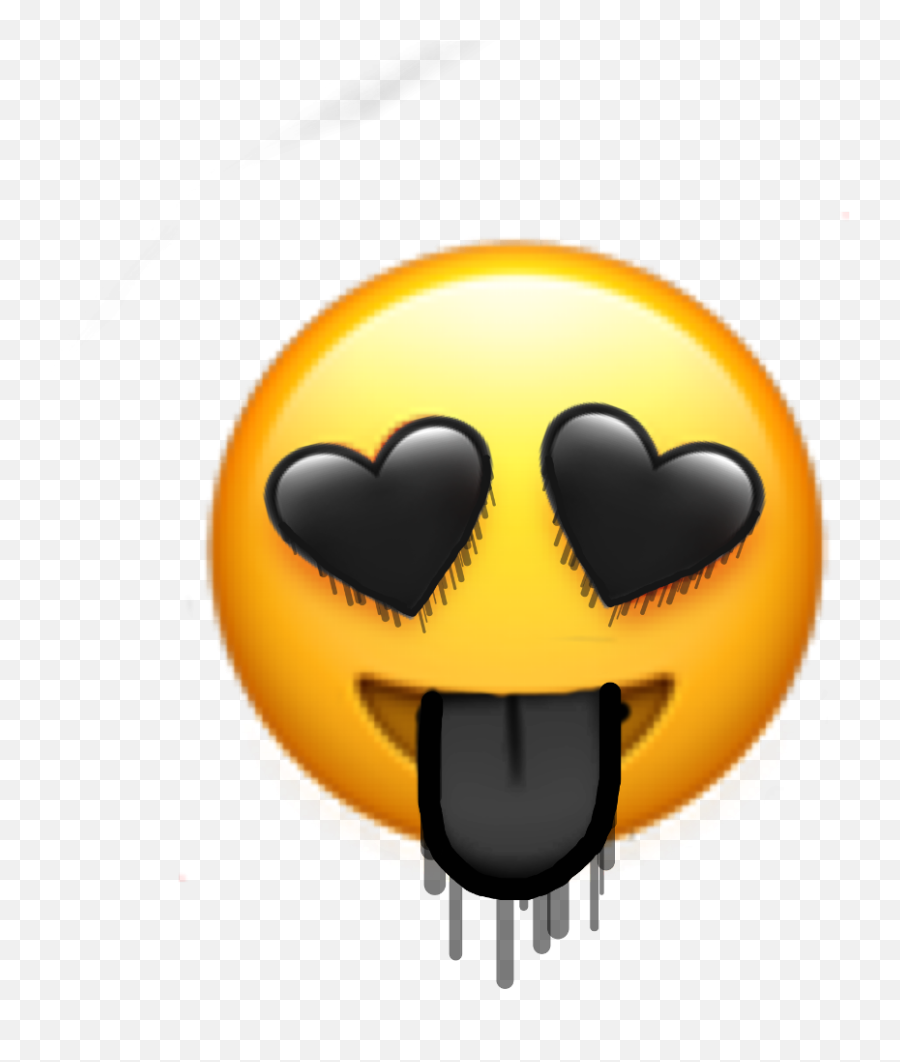 Freetoedit Emoji Dark Black Heart Hearts Remixitplease - Smiley,Dark Emojis