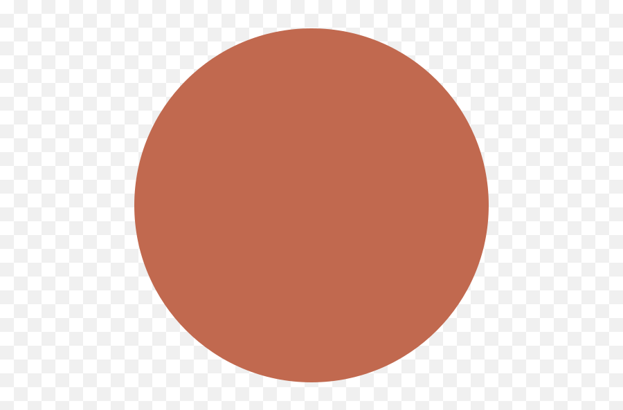 Brown Circle Emoji - Solid,Orange Circle Emoji