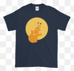 Meta Thinking Emoji - Red Hot Chili Peppers T,Chestnut Emoji